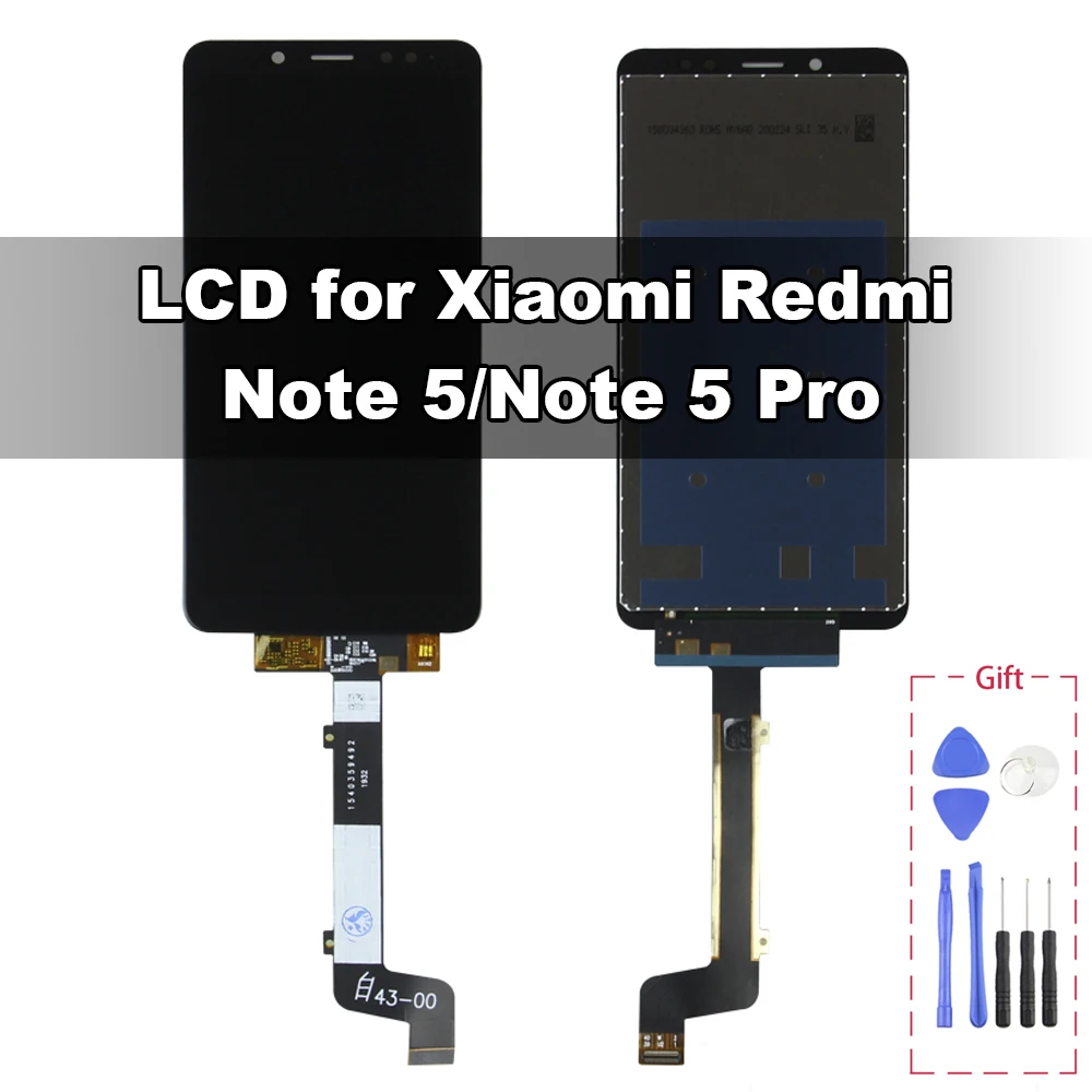 

Premium for Xiaomi Redmi Note 5/Note 5 Pro LCD Display + Touch Screen Digitizer Assembly Replacement with Frame 100% Tested