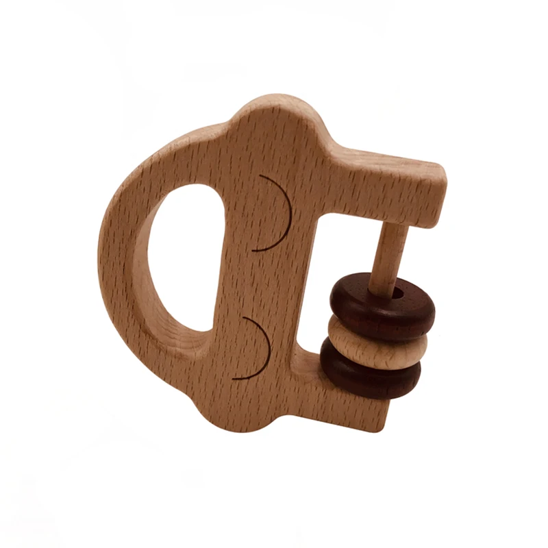 Organic Baby Teething Product Beech Wooden Rattle Teether DIY Wood Teether Pendent Eco-Friendly Safe Baby Teething Chew Toys Organic Baby Teething Product Beech Wooden Rattle Teether DIY Wood Teether Pendent Eco-Friendly Safe Baby Teething Chew Toys
