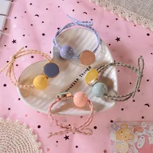 Головная веревка для волос, костюм из серии Han, маленький цветочный шар, милое кольцо для волос, голова восточных ворот, сеть знаменитостей, резинка