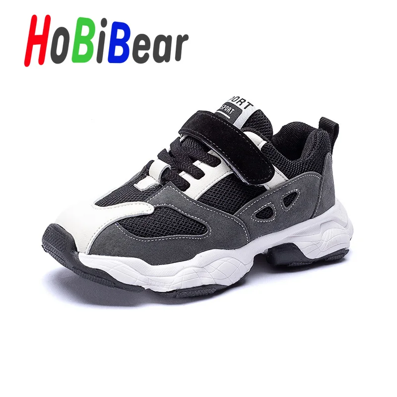 Hot Sale Kids Unisex Running Shoes Pink Black Fashion Casual kids Sneakers Breathable Brand Boy Shoes Soft Sole Girls Sport Shoe