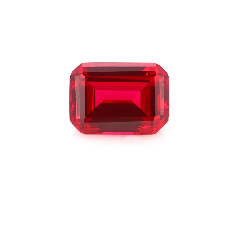 

Starszuan Jewel Lab Grown Diamond OCT Rectangle Emerld 5*7mm Loose Synthetic Ruby Gemstone for Fashion Jewelry Setting
