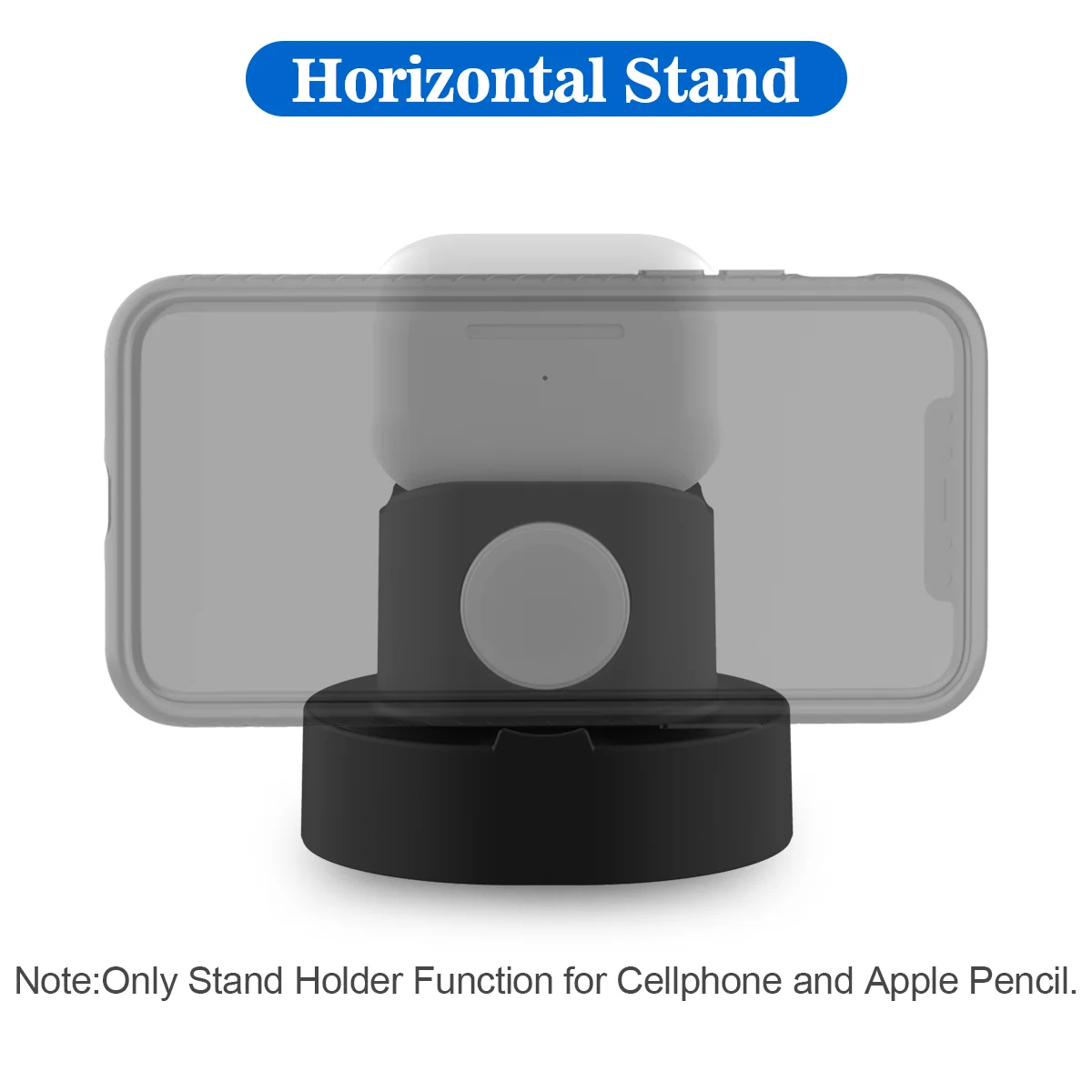 folding desktop phone stand SOKUSIN 3 in 1 for All Apple Watch/Airpods Series SE/7/6/5/4/3/2/1 Charger Stand Storage Charging Support Table Phone Holder mobile finger holder