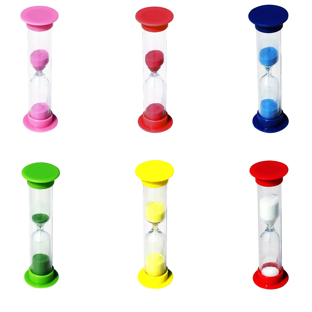 1Pc 2 minutes hourglass children Sand Timer brush Mini timer creative exquisite small gifts | Дом и сад