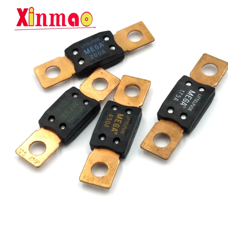 MEGA Fuse Auto Fuse Car Boat Motorcycle Blade Fuses 0298 40A 50A 60A 80A 100A 125A 175A 150A 200A 250A 300A 400A For Littelfuse blade fuses car fuses