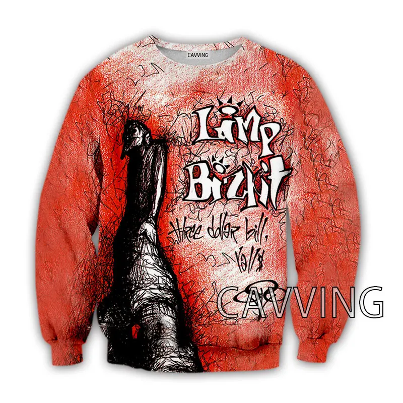 Sudadera con estampado 3D de Limp Bizkit para hombre y mujer sudaderas de cuello redondo estilo Harajuku Tops de manga larga