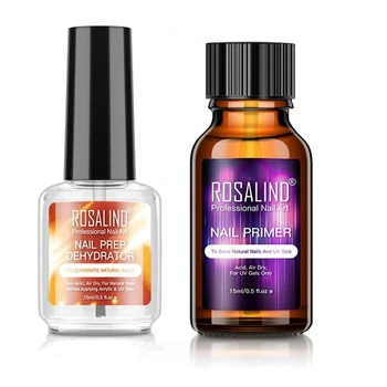 

Rosalind Nail Prep Dehydrator And Nail-primer 15ml No Need Of UV Led Lamp Manicure For Nail Art Gel Nail Polish Tool
