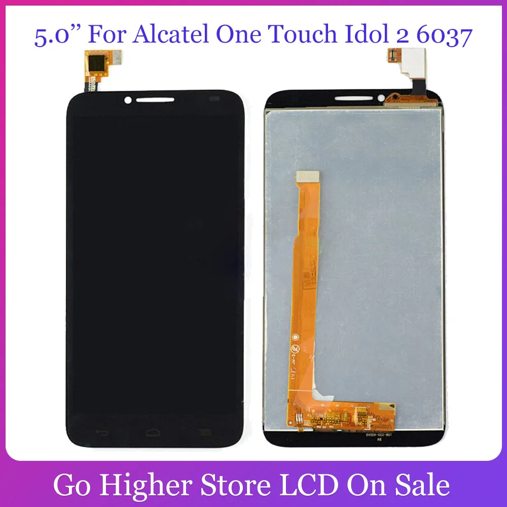 Для Alcatel One Touch Idol 2 6037 L6037Y 6037K OT6037 ЖК-дисплей дигитайзер экран сенсорная панель