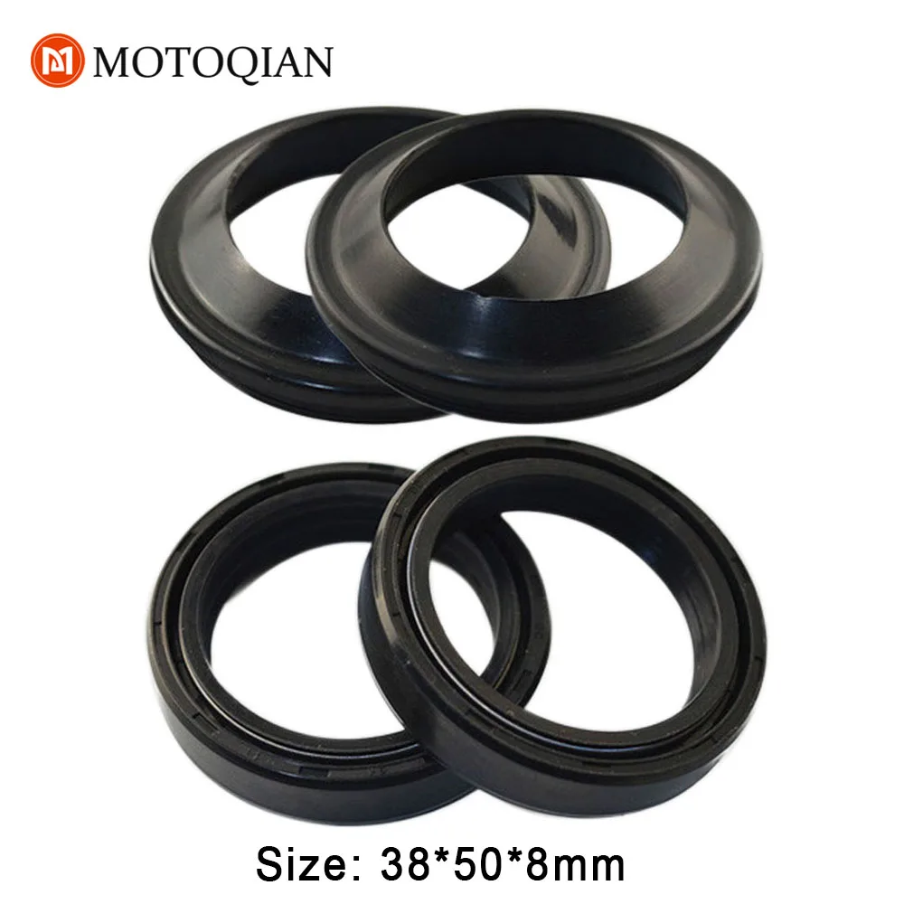 

For Yamaha YZF R6 R1 FZ8N Suzuki GSXR1000 KLZ1000 43*55*9.5/10.5 43X55X9.5/10.5 Front Fork Shock Absorber Oil Seals Dust Seal