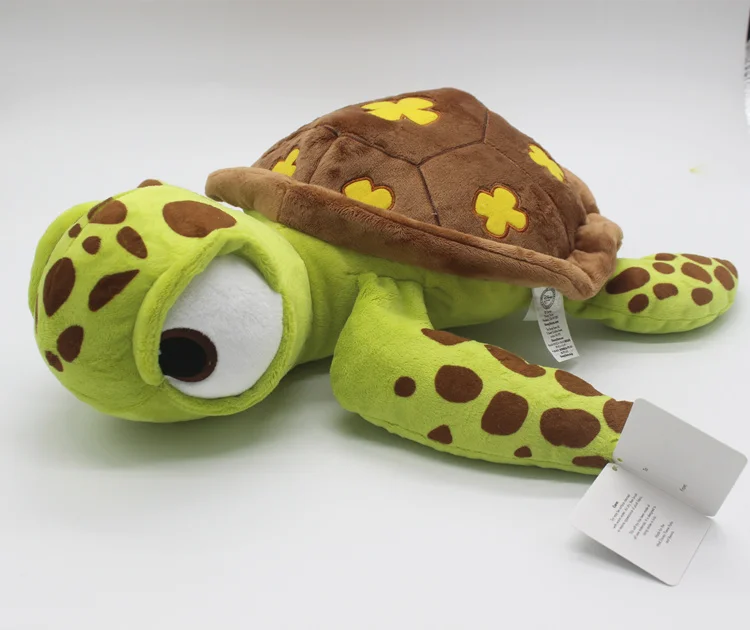 Limited Edition Original Disney Series Finding Nemo Movie Crush Plush Toy Green Sea Turtles Birthday Presents Doll 40cm