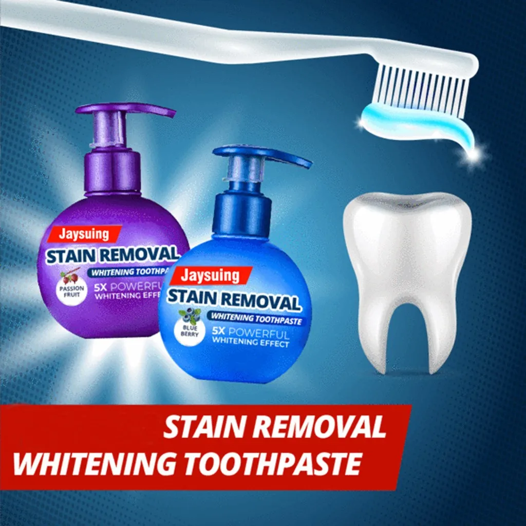 

Stain Removal Whitening Toothpaste Fight Bleeding Gums Toothpaste Tooth Cleaning, Oral Care Whitening Press Type Tooth Paste 714