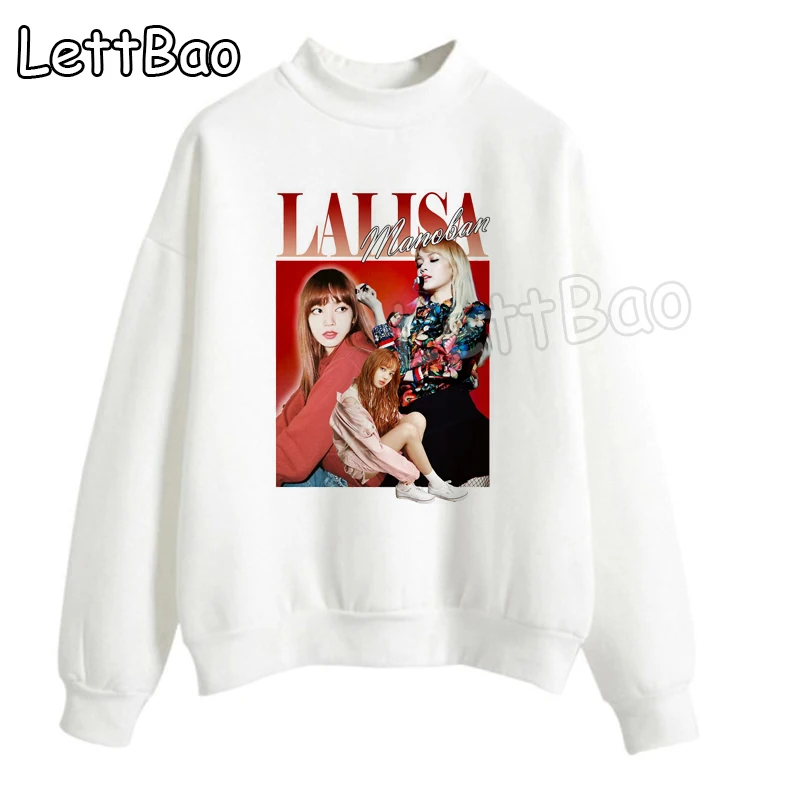 

New 2019 Blackpink Aesthetic Hoodie Polyester Casual Sweatshirt Kpop Gothic Korean Hoodie Pullovers Fashion Streetwear Japanese