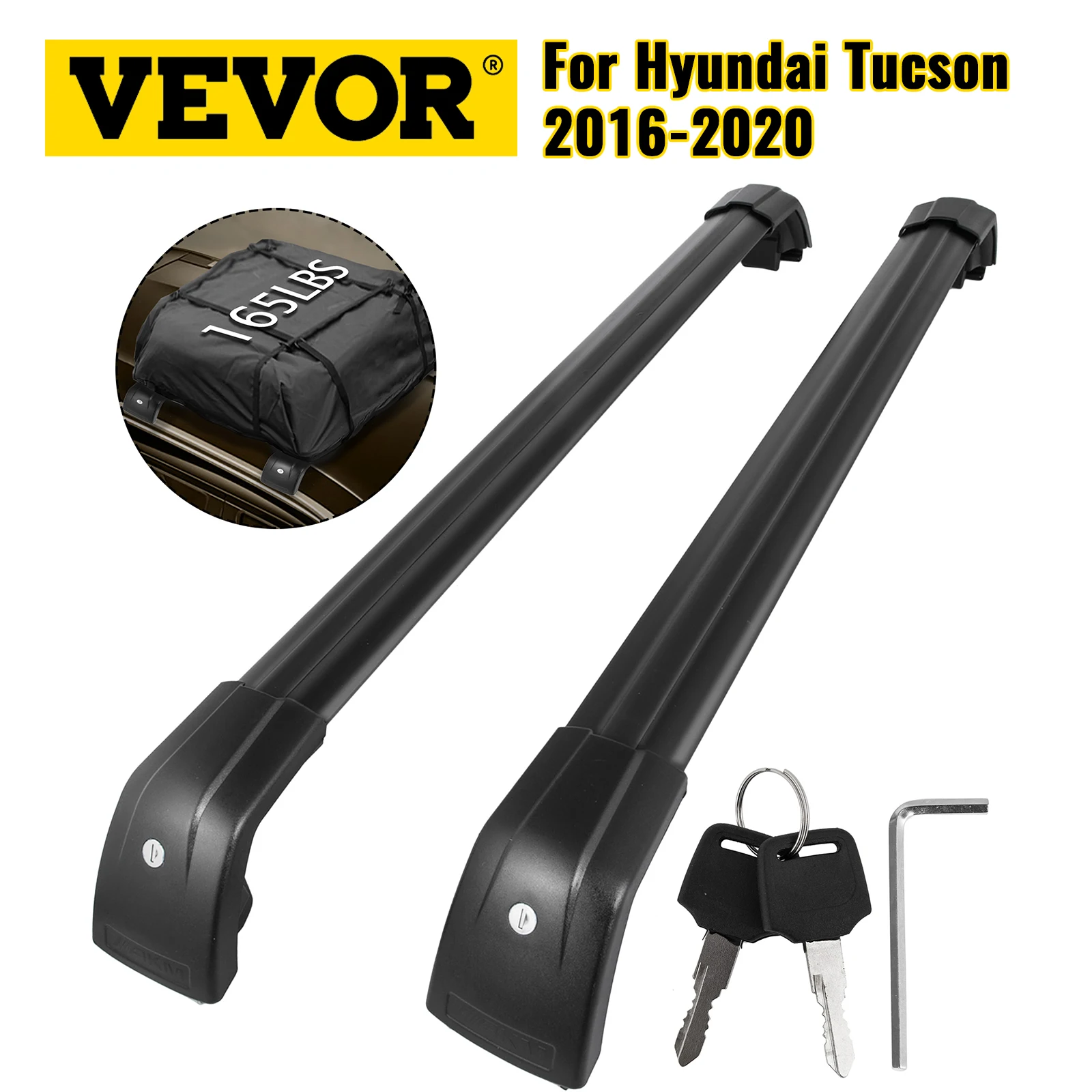 VEVOR Roof Racks Fit for Hyundai Tucson 2016 2020 With Flush Side Rails