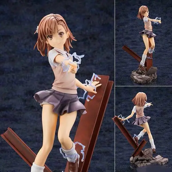 

24cm Misaka Mikoto Certain Scientific Railgun Toaru Majutsu no Index Toaru Kagaku no Railgun action figure toys Christmas gift