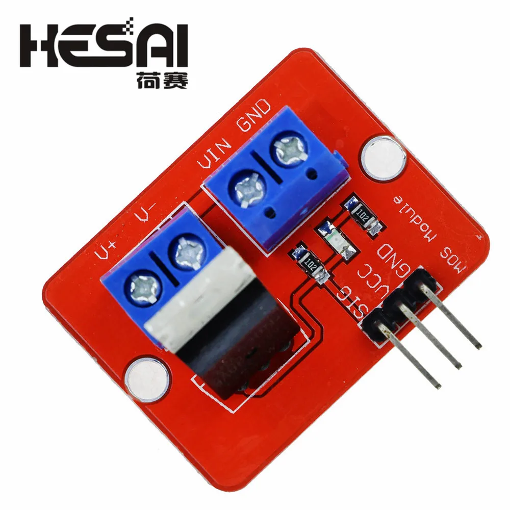 Умная электроника 0 24 В верхняя кнопка Mosfet IRF520 драйвер MOS модуль для MCU ARM Raspberry Pi