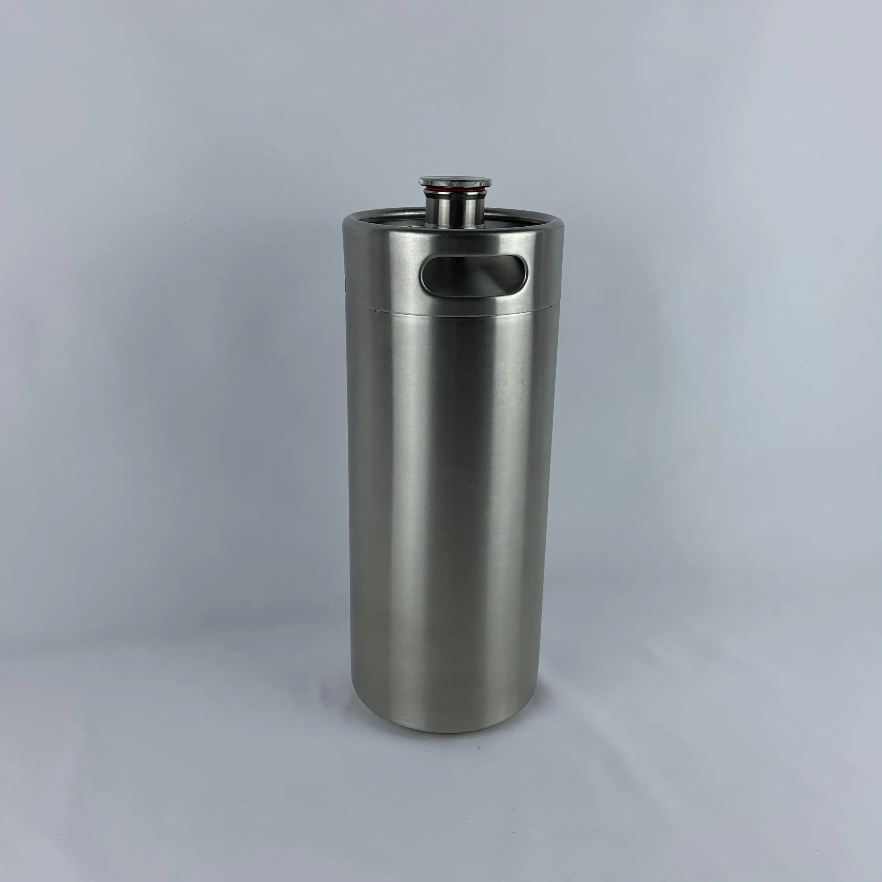 

4L mini keg stainless steel craft portable and polished bar growler screw cap 4L insulated beer growler co2 dispenser