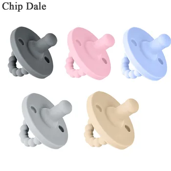 

Food Grade Silicone Newborn Baby Dummy Pacifier Infant Round Nipple Soother Pacifier High Quality Baby Care Product