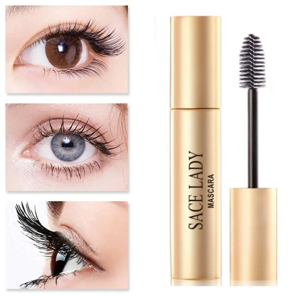 SACE LADY тушь для ресниц Длинные закрученные накладные ресницы тушь 4D шелковое волокно римельная тушь для ресниц «Rimmel» удлинение объема глаз Косметика для ресниц