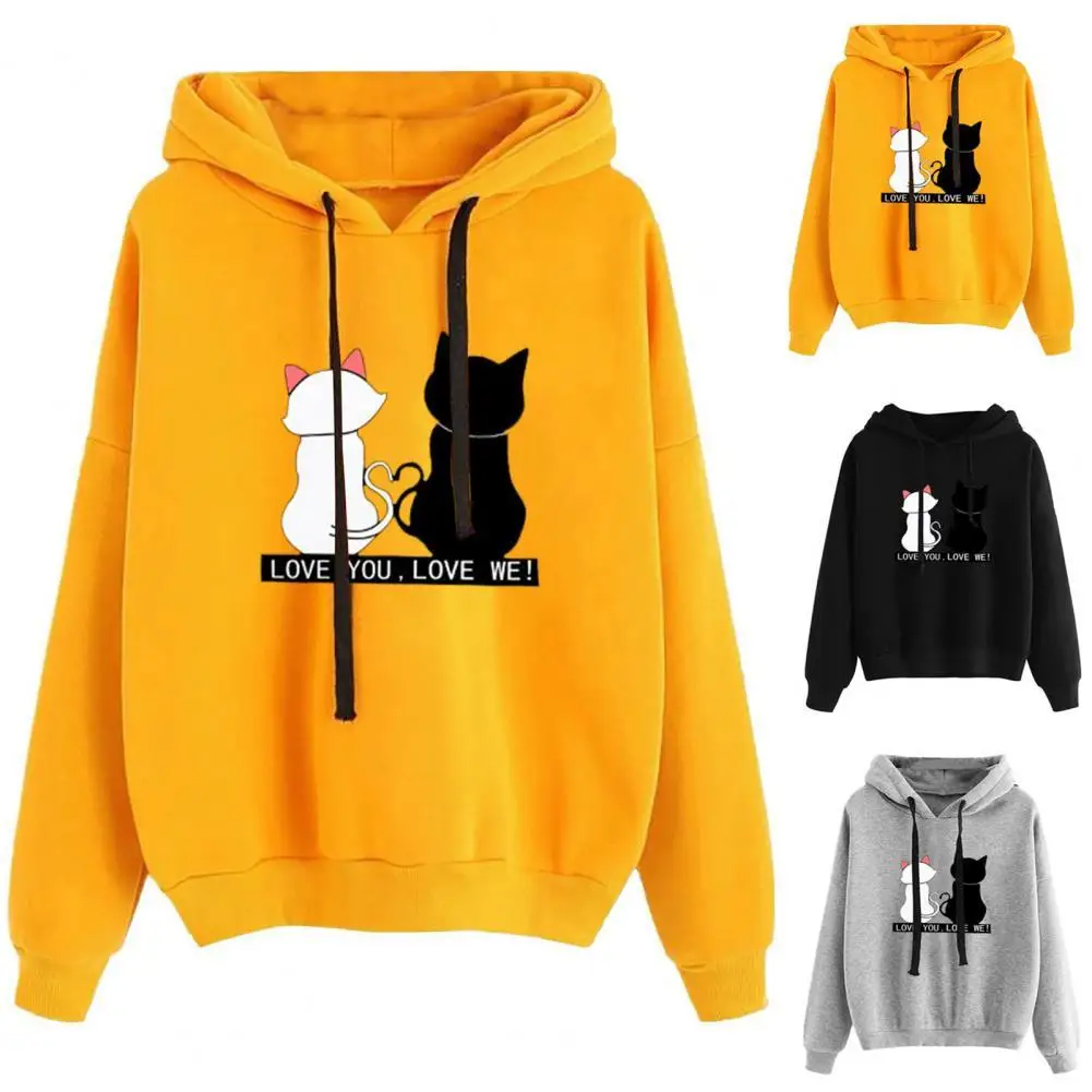 

Sweatshirt Animal Print Women Hoodie Simple All Match Sweatshirt