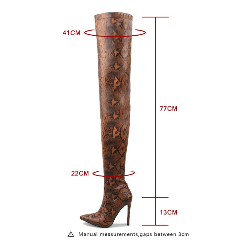 Smirnova new over the knee boots women pointed toe ladies boots zip thin high heels prom shoes women autumn winter boots