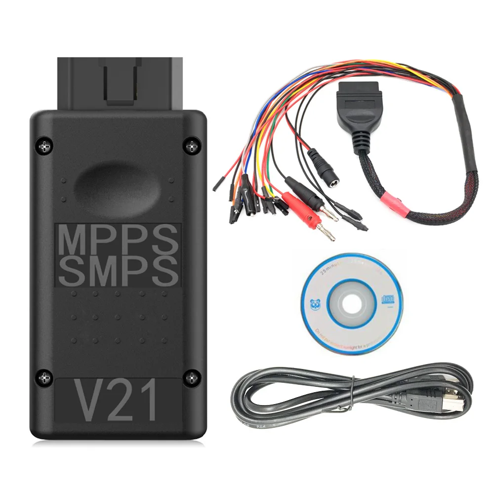 

MPPS V21 ECU Chip Tuning MAIN + TRICORE + MULTIBOOT with Breakout Tricore Cable ECU Flasher