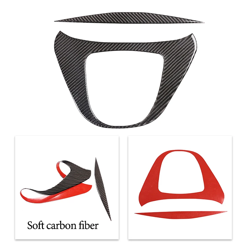 For Mercedes Benz V Class W447 V260 15-2020 Real Carbon Fiber 3D Sticker Car Interior decoration stickers Car Interior Accessory