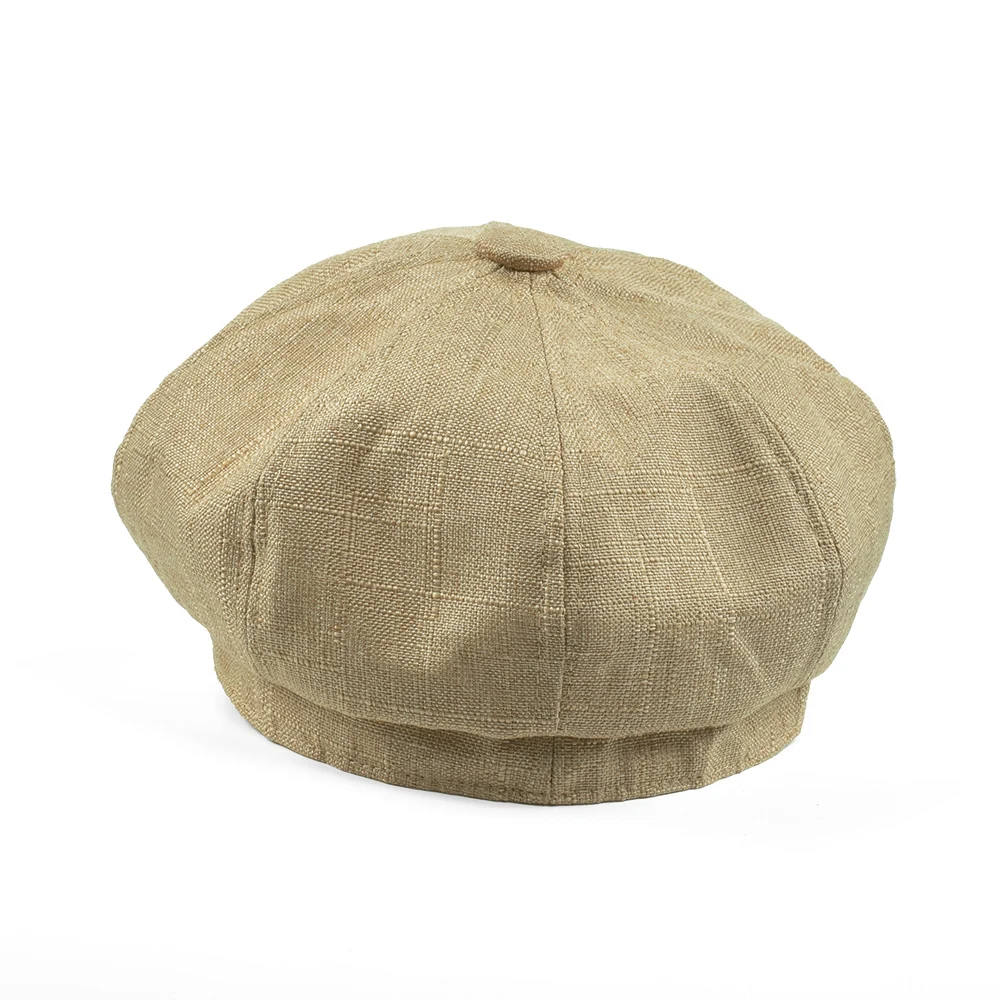 British Style Newsboy Cap Men Cotton 