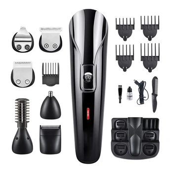 

6 In 1 Hair Trimmer Hair Cutter Shaver Sets Electric Shaver Beard Trimmer Hair Cutting Machine for Nose Hair