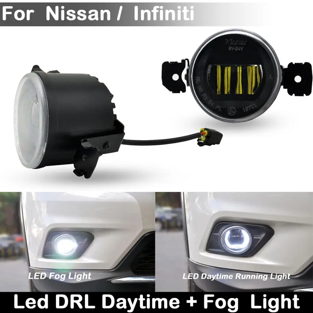 Для Nissan Sentra Altima Rogue Maxima Versa Pathfinder X Trail Infiniti M35/M45 G37 JX35 QX60 светодиодный DRL Дневной