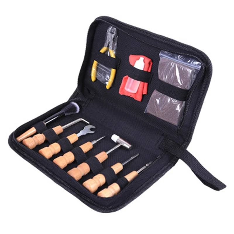 

Guitar Repair Tool, 10 Pcs Guitar Hammer Wrench Screwdriver Repair Maintenance Cleaning Tool Kit, Guitar Repair Tool