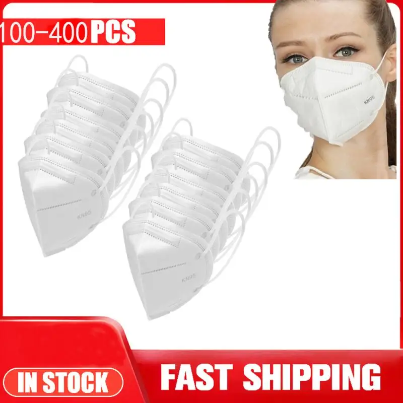 

Fast Delivery 100/200/300/400PCS Disposable Dustproof Anti-fog And Breathable Face Masks 95% Filtration Rate Dropshipping