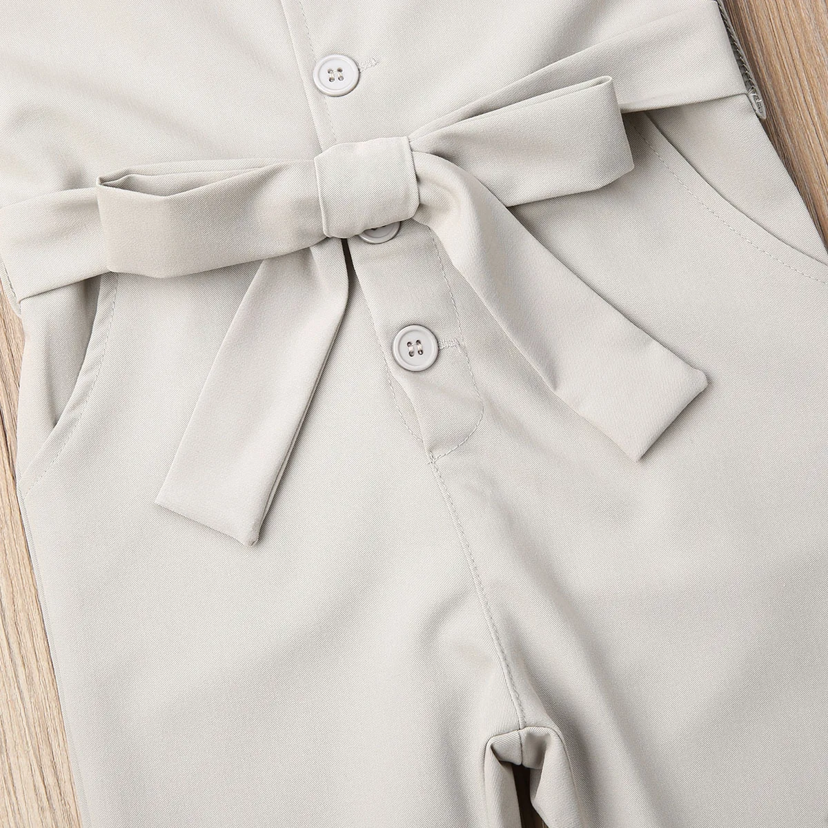 Fashion Newborn Baby Girls Clothes Solid Button Sleeveless Romper Jumpsuit Playsuit Overalls Summer Outfits