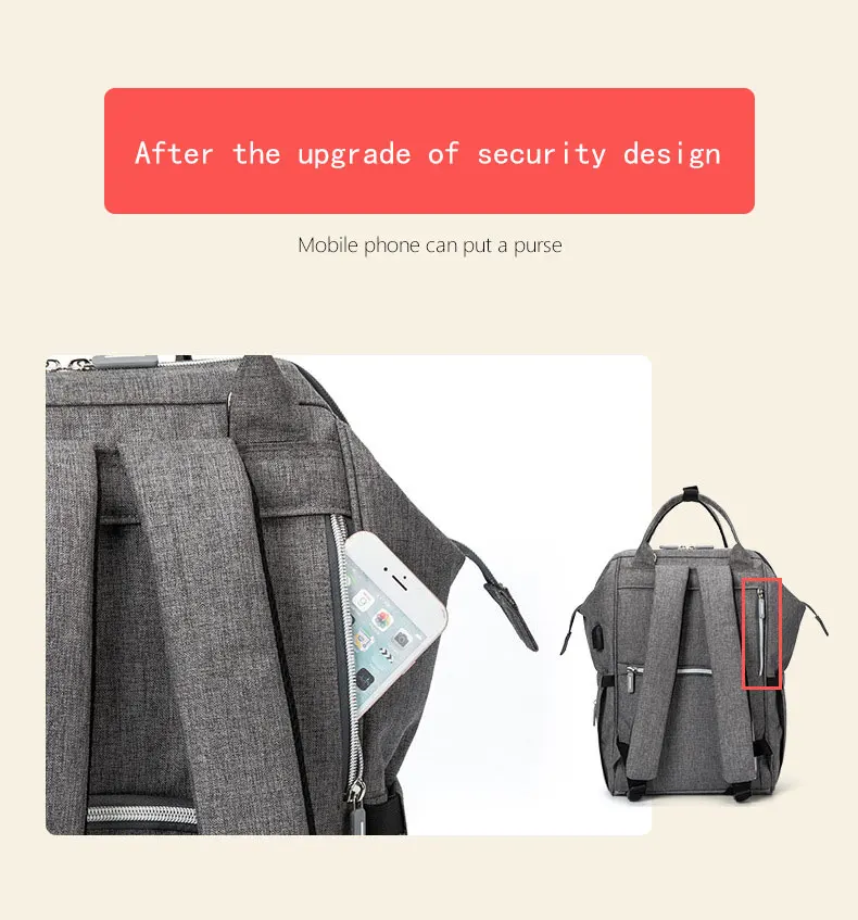 Модная сумка для подгузников с несколькими карманами, сумка для подгузников для мам, сумка для подгузников для мам, с USB, большая емкость, с принтом, рюкзак для коляски, рюкзак для путешествий, сумка для ухода за ребенком