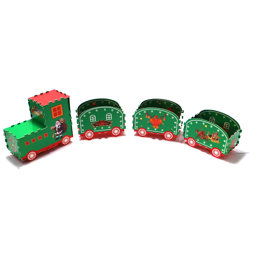 

2019 DIY christmas train Christmas Decoration for home large size 40cm Merry Christmas ornament navidad new year