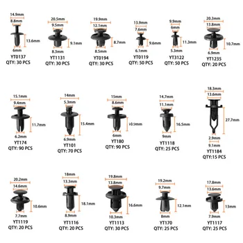 

635* Retainer Clips 635pcs 635pc 635x Car Auto Fasteners With Tool Kit Car Accessories Replacement