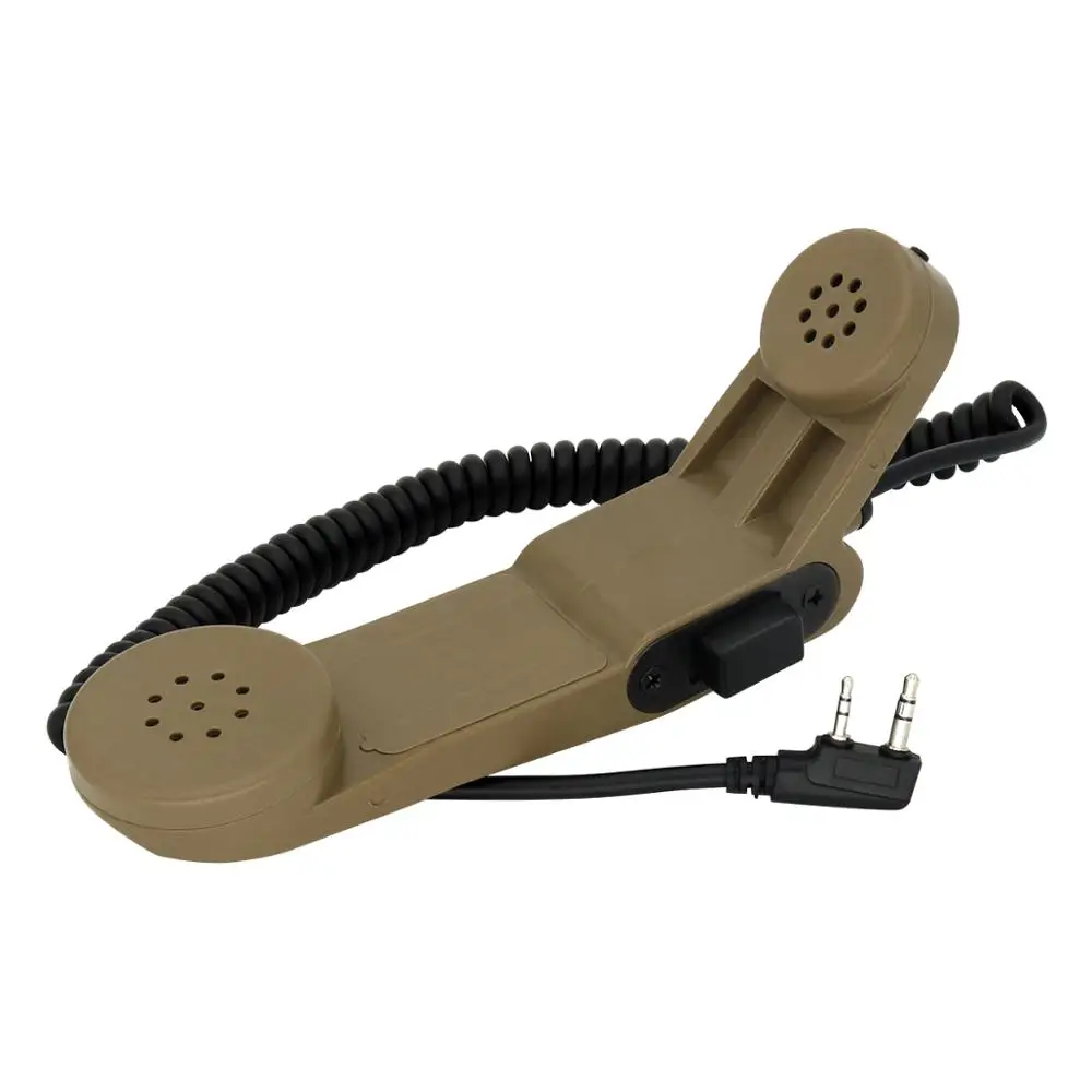 H250 PTT ручной динамик микрофон военный адаптер 2 pin KENWOOD plug Тактический подходит для