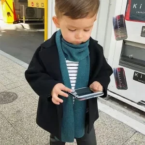 Зимние куртки однотонные шерстяные пальто для мальчиков Новинка года, Тренч с лацканами для маленьких мальчиков верхняя одежда для детей 2, 3, 4, 5, 6 лет, пальто ветровка для мальчиков