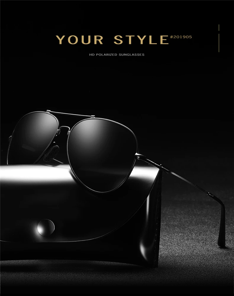 ALBASSAM BRAND DESIGN Men Aluminum Sunglasses Polarized UV400 Mirror Male Sun Glasses Women For Men De Sol MM6211