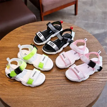 

2020 Summer New Children Slippers Boy Indoor Antiskid Sandals Soft and Comfortable Girls Beach Shoe Kids Sports sandals