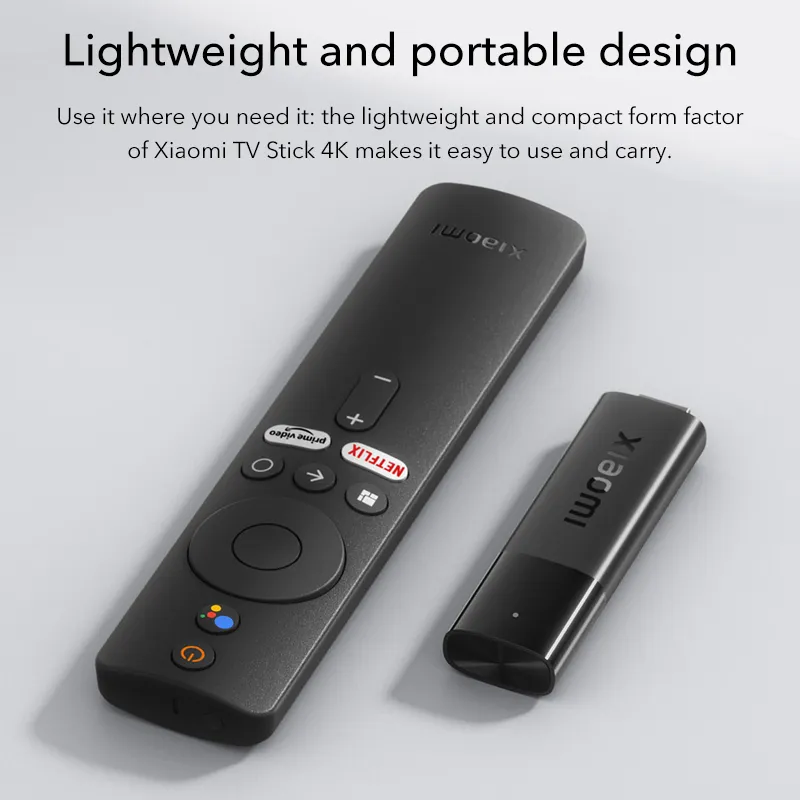 Ripley - XIAOMI TV STICK 4K 8GB CHROMECAST VERSIÓN GLOBAL NEGRO