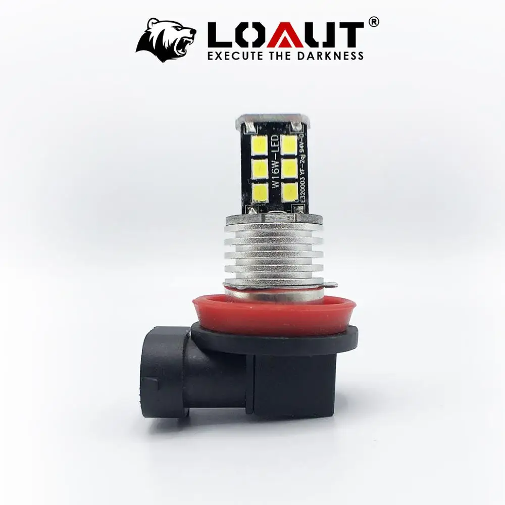 LOAUT H8 H9 H11 3528 9 SMD светодиодный светильник супер яркий белый автомобиль противотуманные фары 12 В 24 в 6000 К белый Вождение день бег лампа авто белый