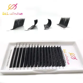 

L curl All Thickness Faux Mink Material Individual False Eyelash Extension Russian volume lash extensions