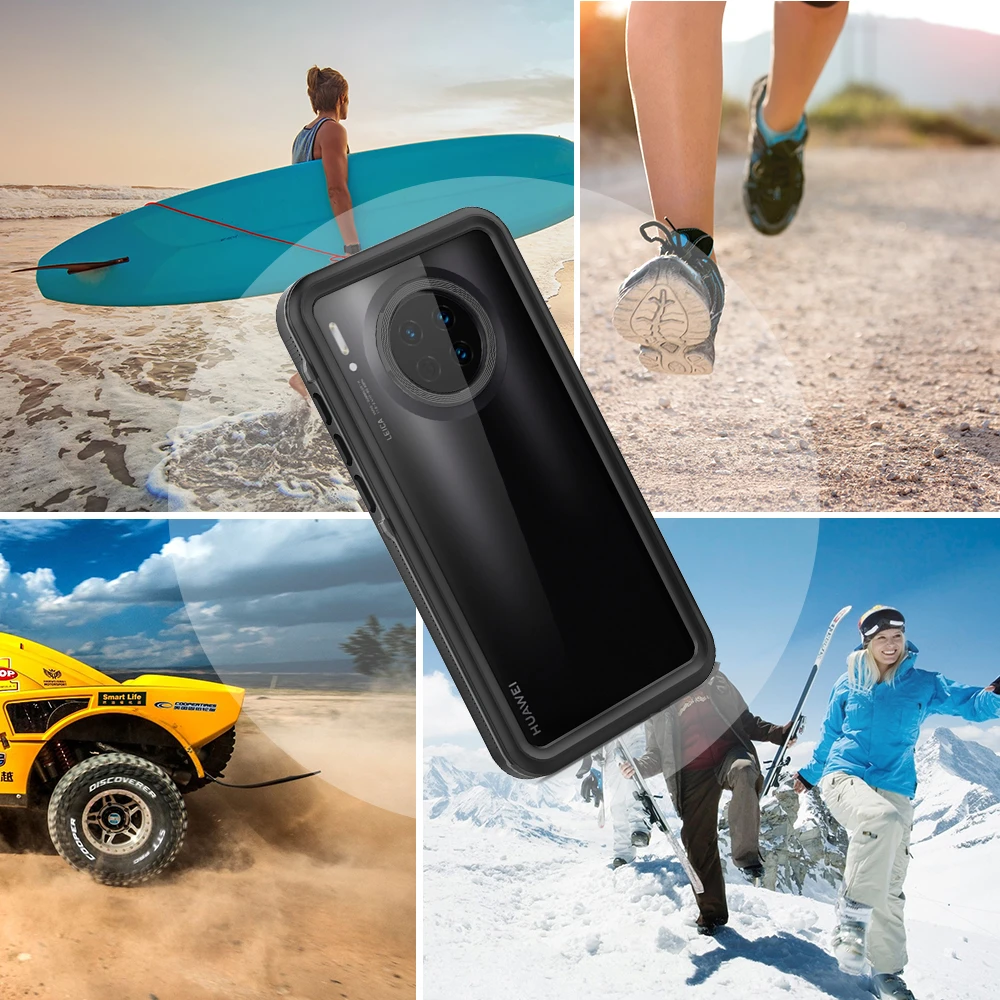 Для huawei mate 30 Чехол PC+ TPU водонепроницаемый точный ударопрочный анти царапины Телефон протектор Трава сумка Coque Fundas