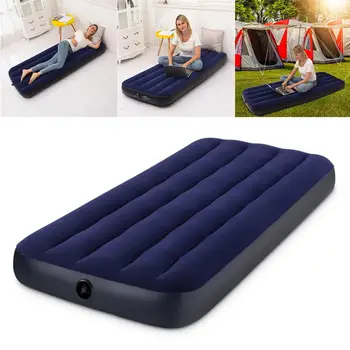 

Air Mattress Durable Blow Up Airbed Inflatable Mattresses Lazy Sofa With Built In Pump For Home Travel Outdoor Camping