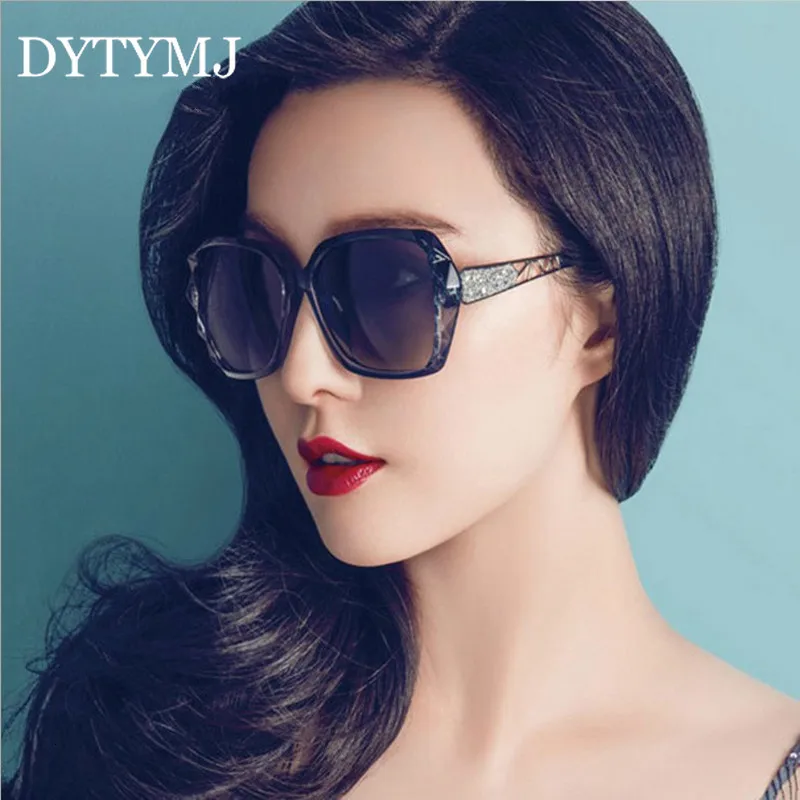 

DYTYMJ Vintage Sunglasses Women Brand Designer Glasses Women Oversized Eyeglasses Women Luxury Mirror Oculos De Sol Feminino