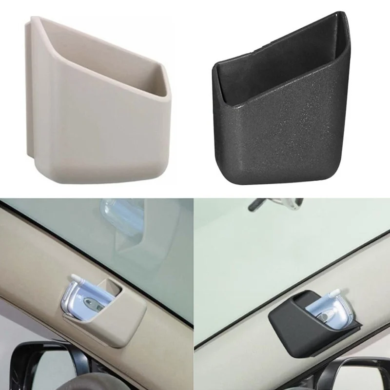 

2pcs Universal Car Storage Box Carrying Bag Trunk Phone Charger Glasses Holder Pocket Organizer
