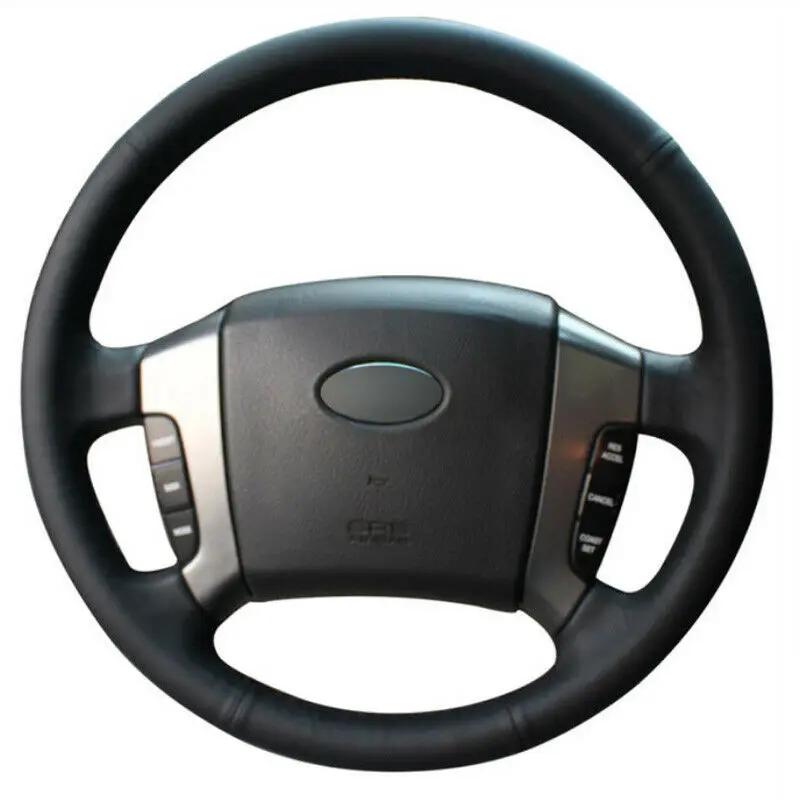 

For Kia Sorento 2004-2008 DIY Top Leather Steering Wheel Hand-stitch on Wrap Cover