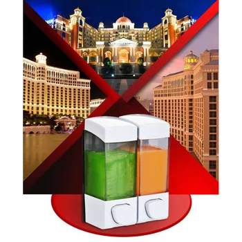 

Bathroom Detergent Soap Bottle Wall Mount Shampoo Accessories Dispenser Liquid Soap Pump Kitchen