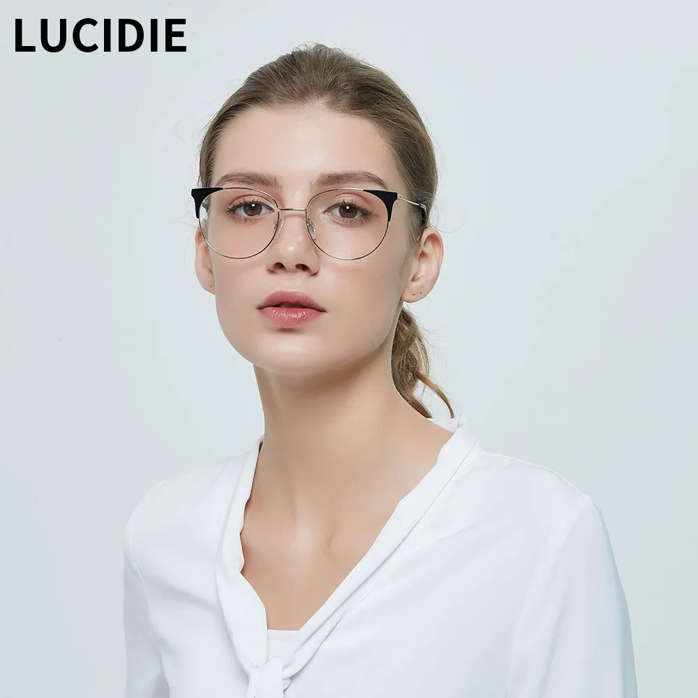 Новинка 2020 весенние женские очки LUCIDIE металлические стандартные оптические