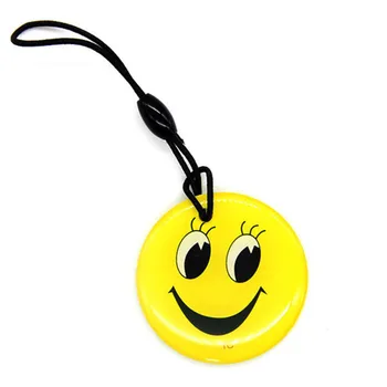 

1Pcs Yellow Smiling Face 1K S50 Waterproof Dropping Glue Card Keyfob 13.56MHz RFID IC Read Only Access Control Free Shipping