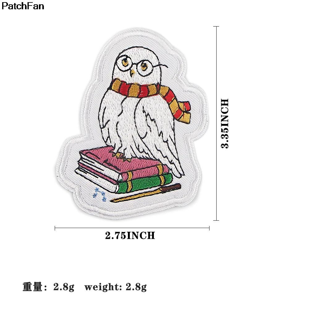 A3650 Patchfan классический волшебный фильм птица DIY вышитые патчи для одежды
